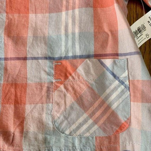 OLD NAVY Girl's Plaid Outfit Set 6-12 months New Top & Leggings Set NWT Girls - Picture 2 of 6